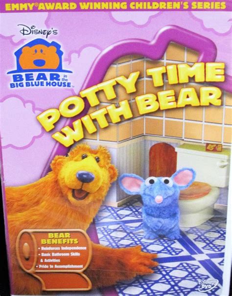 Disney Bear in the Big Blue House Potty Time With Bear New DVD Bathroom ...