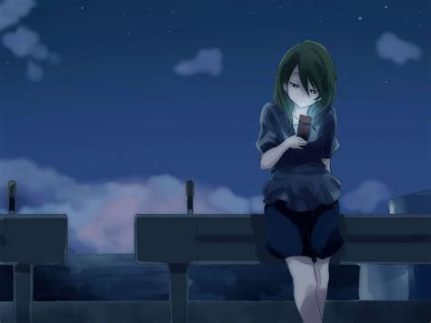 Lonely Girl Anime Hd Wallpapers - Wallpaper Cave