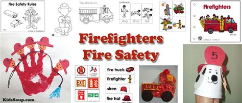 Firefighter and Fire Safety Activities, Lessons, and Crafts | KidsSoup