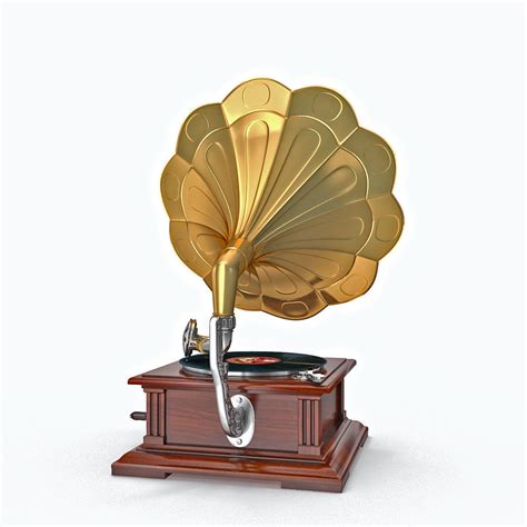 Classic phonograph | CGTrader