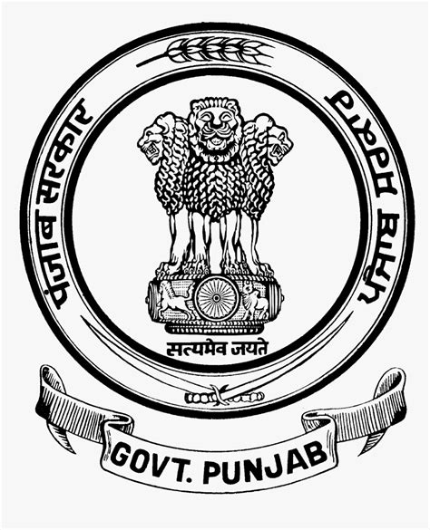 Punjab Seal - Logo Of Punjab Govt, HD Png Download - kindpng