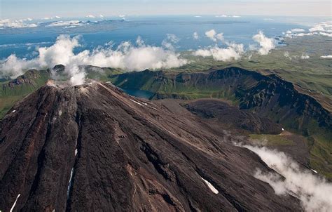 tanaga volcano | Alaska, Aleutian islands, Natural landmarks