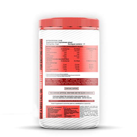 Buy Bigflex Essential Bcaa - Watermelon Online