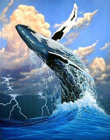 Distant Thunder - Humpback whale breaching by Frank Walsh | Whale ...