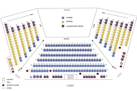 Seating Chart - Capital Rep Albany - LORT Theatre