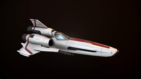 ArtStation - Battlestar Galactica Viper Mk II 3D Model | Game Assets