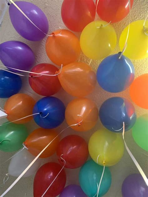 50 Ceiling Solid Colour Helium Balloons