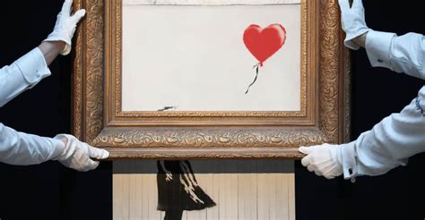 Watch Banksy detail the shredding of his “Girl with Balloon” painting ...