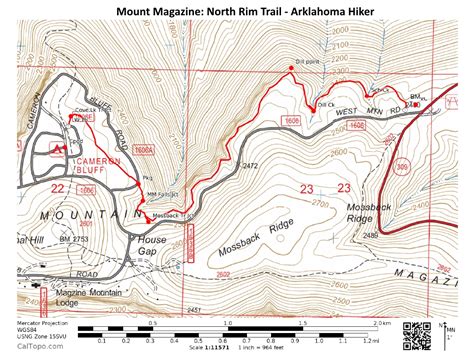 Mount Magazine: North Rim Trail - 5 mi (o&b) | Arklahoma Hiker