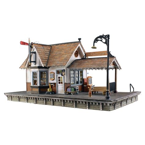 Woodland Scenics HO Scale Built-Up Building/Structure The Depot/Train ...