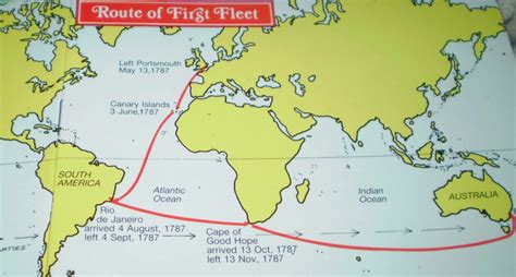 First Fleet - Colonisation - Snapshot - History - Geography