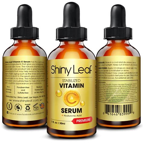 Shiny Leaf Vitamin C Serum For Brighter, Blemish-Free Skin