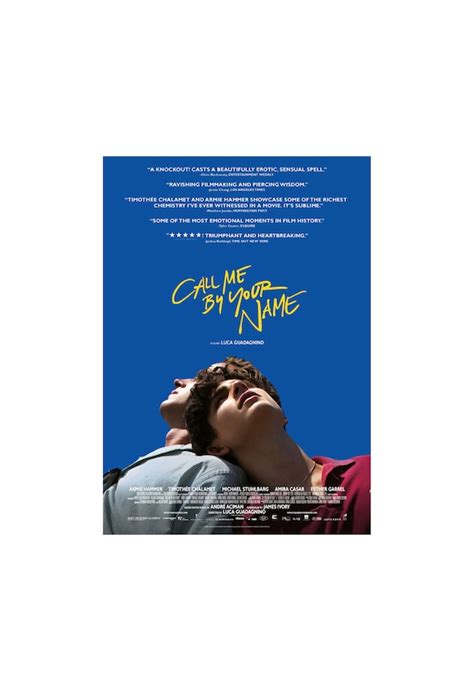 Call Me By Your Name Movie Poster Quality Glossy Print Photo ...