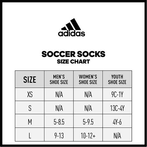 Sock Size Chart Adidas | ubicaciondepersonas.cdmx.gob.mx