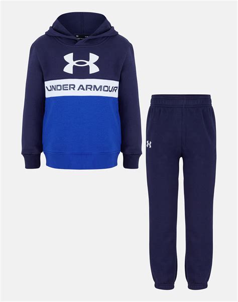 Under Armour Younger Boys Hoodie Tracksuit - Navy | Life Style Sports IE