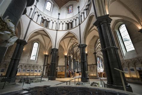 Interior Of Temple Church London England Stock Image - Image: 44770279