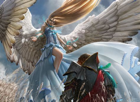 MtG: Restoration Angel by algenpfleger on DeviantArt