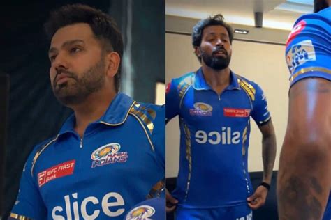 Rohit Sharma-Hardik Pandya Spotted in Mumbai Indians' New Jersey Ahead ...