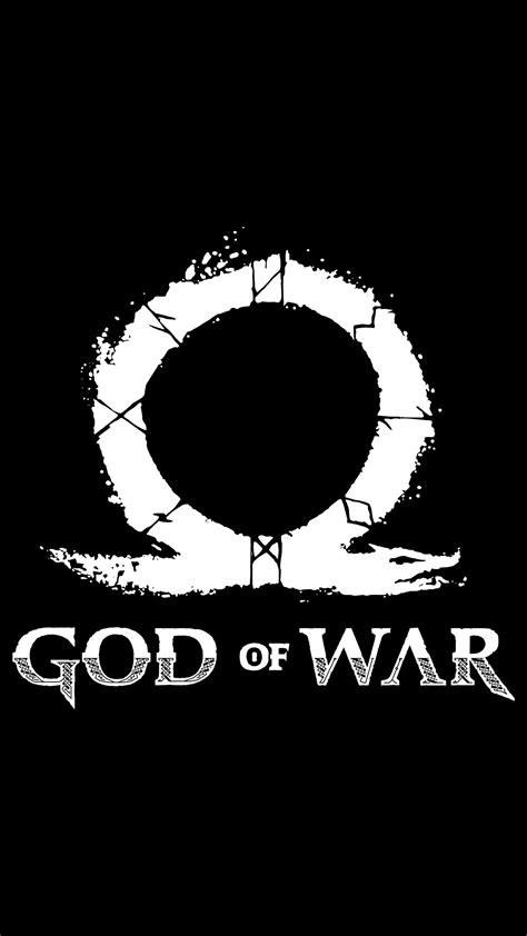 God Of War 2018 Logo 4k Wallpaper 2160x3840 Resolution Best Wallpapers ...