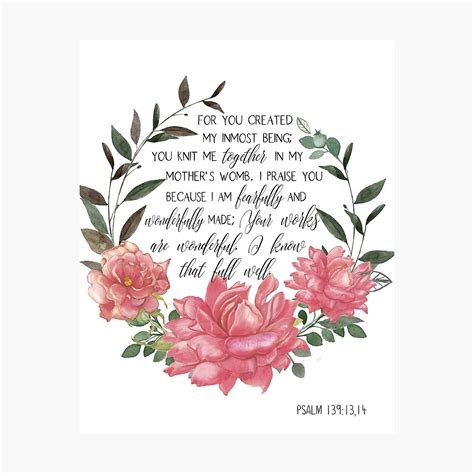 Digital Prints Art Collectibles Prints Psalm Baby Girl Nursery ...