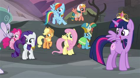 Image - Mane Six's cutie marks glowing again S7E26.png | My Little Pony ...