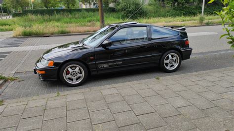 My dad's 1991 Honda CRX VTEC : Honda