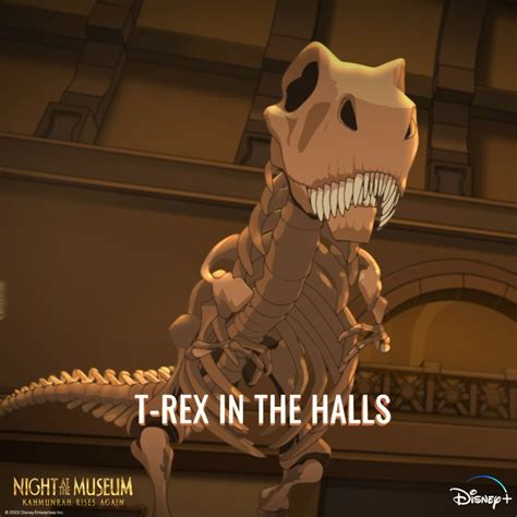 Night At the Museum | Disney+ | D̶e̶c̶k̶ T-rex the halls this holiday ...