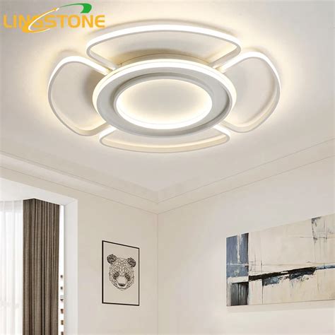 Modern Led Ceiling Lamp Remote Control Light Surface Mounted Ceiling ...