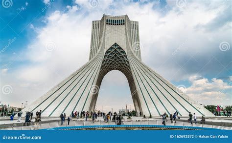 Azadi Tower In Azadi Square In The Iranian Capital Tehran Editorial ...