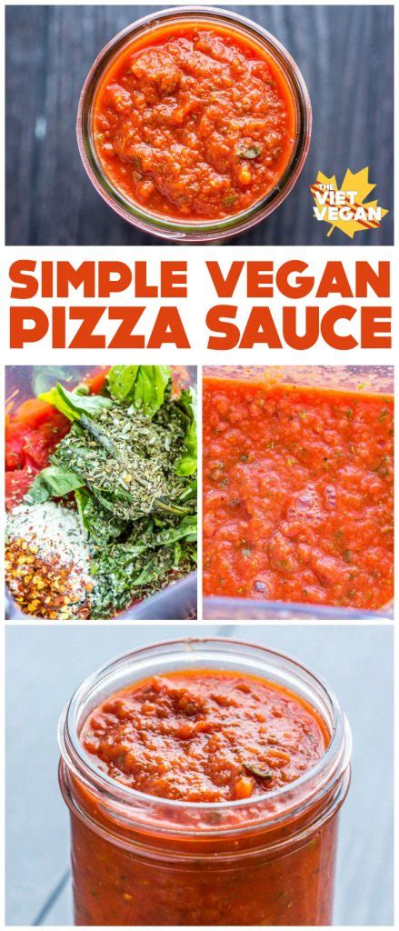 Simple Vegan Pizza Sauce - The Viet Vegan