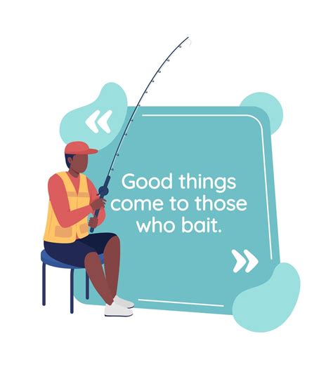 Fishing vector quote box with flat character 3431470 Vector Art at Vecteezy