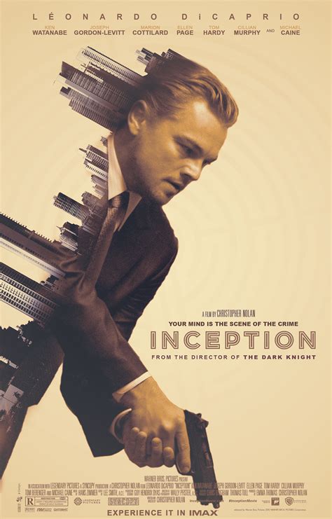 "Inception" / fan art poster double exposition. on Behance