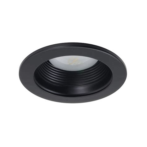 Nicor Lighting 19502X 3-in Black Baffle Recessed Light Trim in the ...