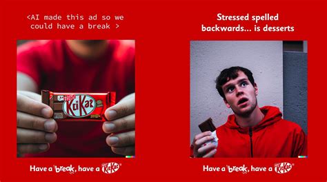 KitKat Takes a Break and Turns New Ad Campaign Over to AI | Branding in ...