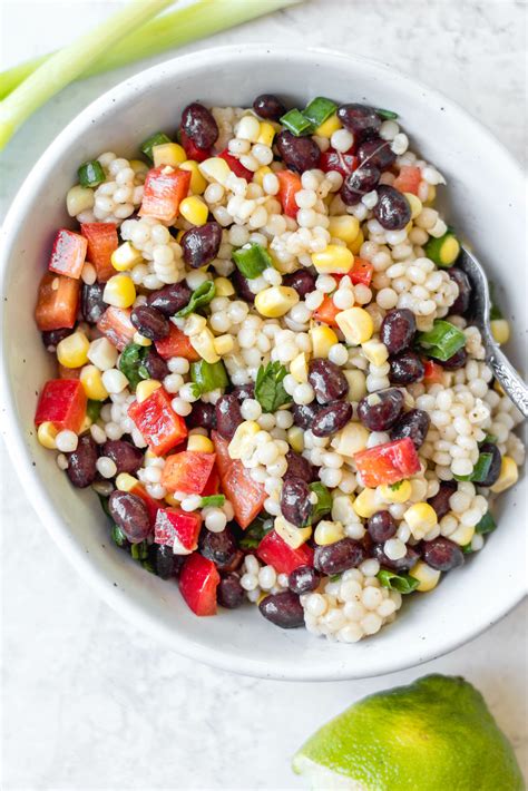 Black Bean Couscous Salad - Healthy Hearty Recipes