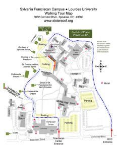 Lourdes University Campus Map - Oconto County Plat Map