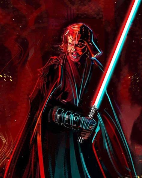 Darth Vader / Anakin Skywalker | Star wars painting, Star wars pictures ...