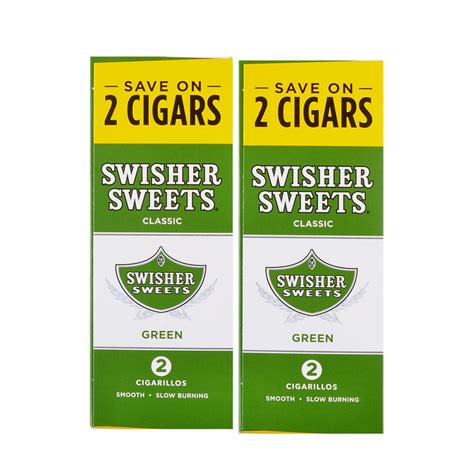 Swisher Sweets Green Sweet Cigars | 30 Packs of 2 | TobaccoStock.com ...