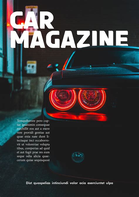 Car magazine Design on Behance