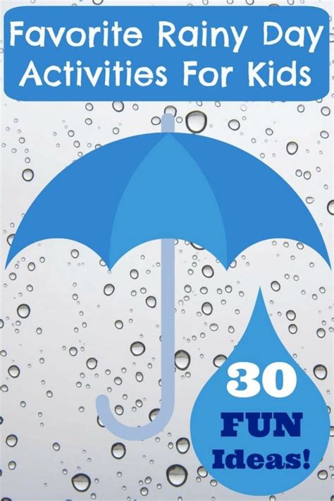 Favorite Rainy Day Activities For Kids {30 Ideas!} | Emily Reviews ...