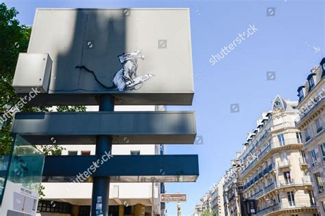 Graffiti Rat Believed Be Work Street Editorial Stock Photo - Stock ...