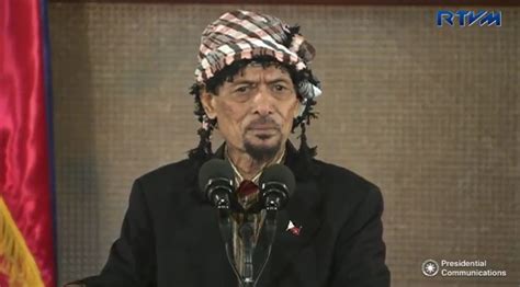 Misuari vows to help Duterte pursue peace in Mindanao, arrest warrant ...