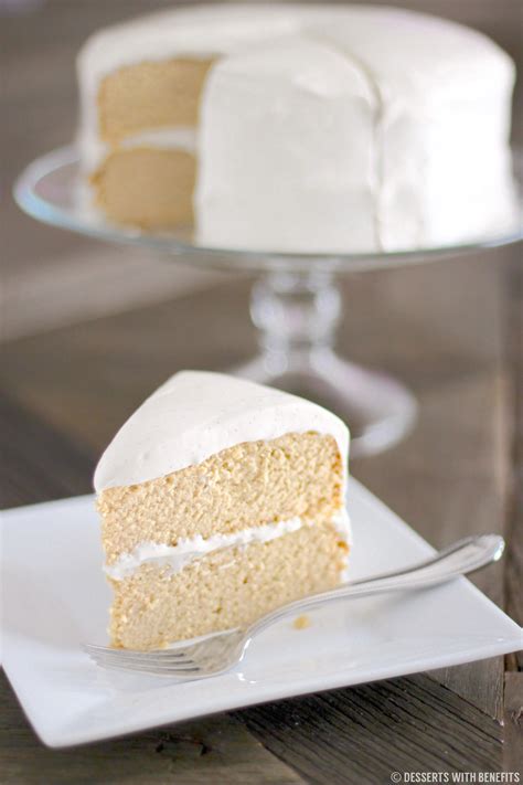 Healthy Gluten Free Vanilla Cake | Sugar Free, Low Carb | Desserts With ...