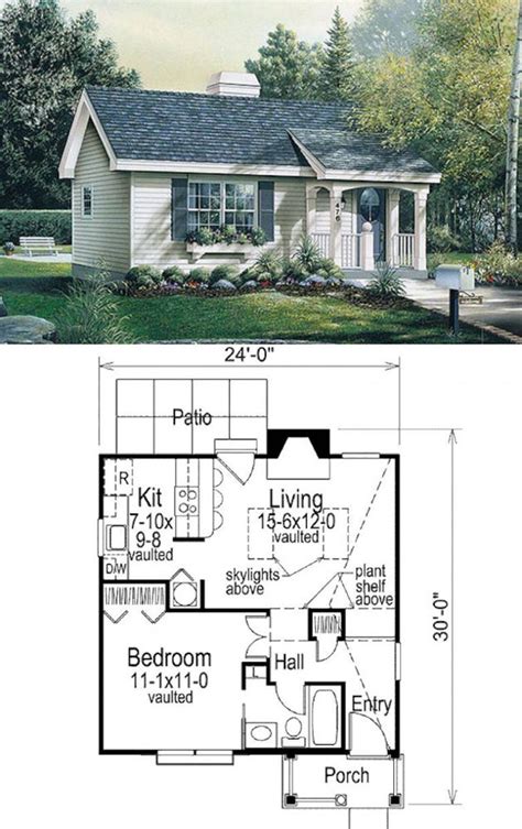 27 Adorable Free Tiny House Floor Plans | Cottage house plans, Small ...