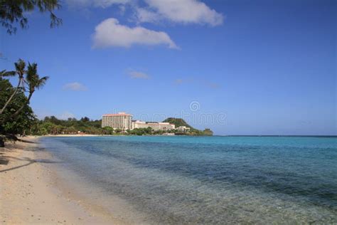 Tumon beach in Guam stock image. Image of paradise, landscape - 47082445