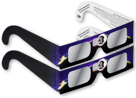 Plastic Eclipse Glasses | ISO-Certified | Rainbow Symphony