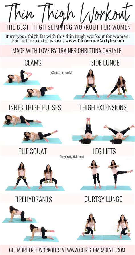 Thin Thigh Workout | The best fat burning thigh exercises