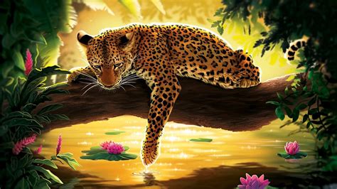 Download A Leopards Roam Free In Nature | Wallpapers.com