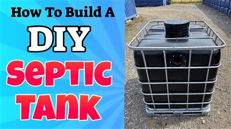 how to build a diy septic system - YouTube