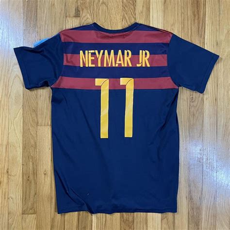 Neymar jr Barcelona football soccer jersey Size... - Depop